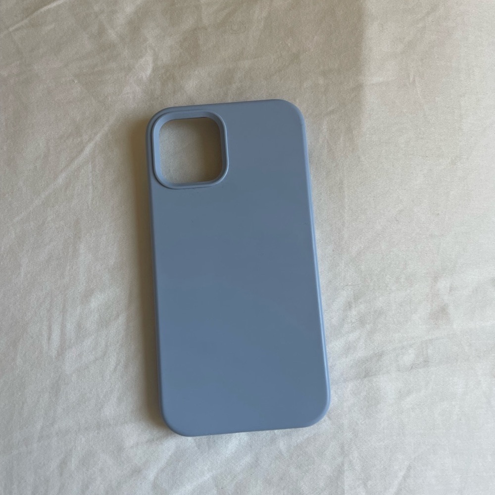 Cordking iPhone 12/pro light blue case